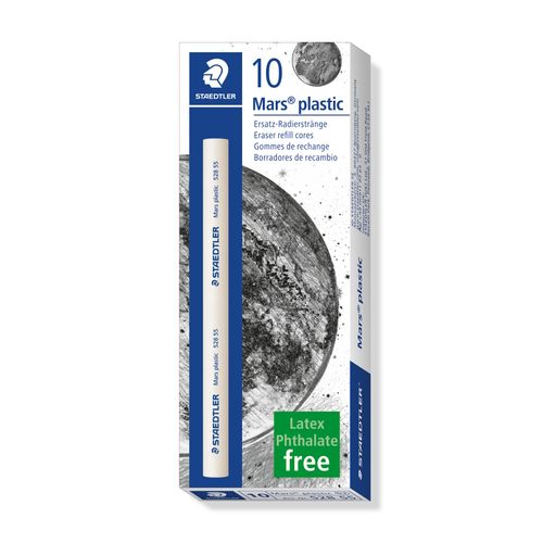Staedtler Mars Plastic Eraser Refill For 528 50Bkda 528 55 Pack 10