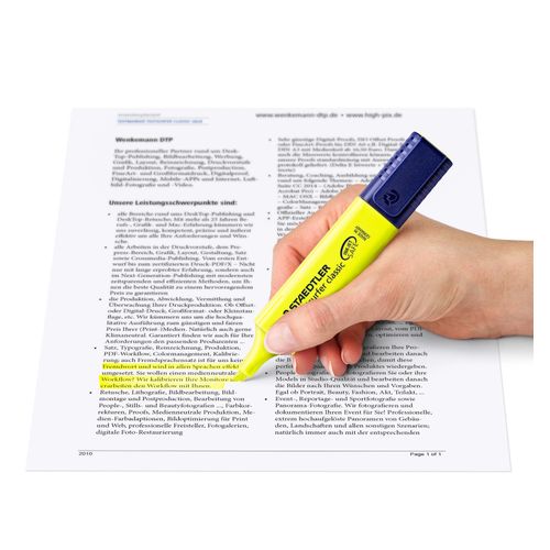 Staedtler Textsurfer Classic Highlighters Wallet Of 4 Assorted Colours 364 WP4