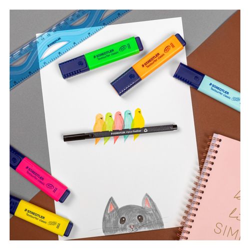Staedtler Textsurfer Classic Highlighters Wallet Of 8 Assorted Colours 364 WP8