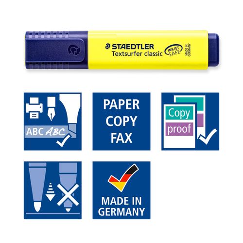 Staedtler Textsurfer Classic Highlighters Wallet Of 8 Assorted Colours 364 WP8