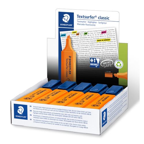 Staedtler Textsurfer Classic Highlighters Orange 364-4 - Sold Each (10 per box)