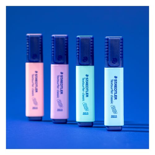 Staedtler Textsurfer Classic Highlighters Wallet Of 4 Pastel Colours 364 CWP4PA