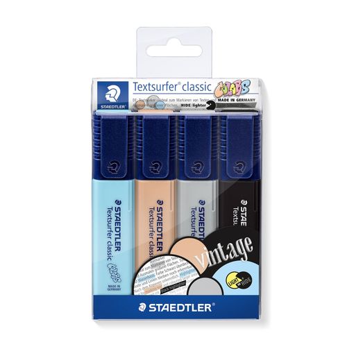 Staedtler Textsurfer Classic Highlighters Wallet Of 4 Classic Colours