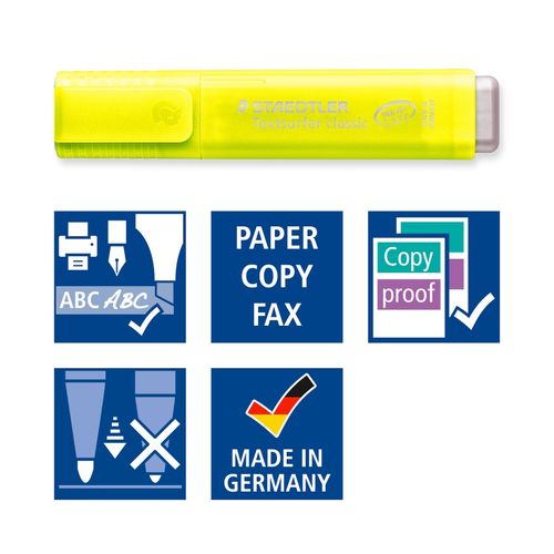 Staedtler Textsurfer Classic Rainbow Colour Highlighters Wallet Of 8 Assorted 364 P WP8