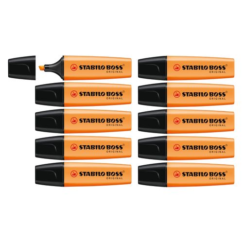 Stabilo Boss Highlighter Orange Sold as Each (10 per Box)