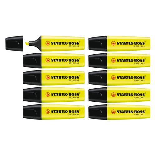 Stabilo Boss Highlighter Yellow Sold as Each (10 per Box)