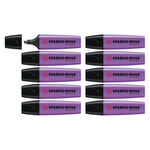 Stabilo Boss Highlighter Lavender Sold as Each (10 per Box)