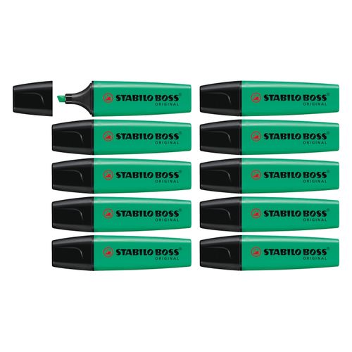 Stabilo Boss Highlighter Turquoise Sold as Each (10 per Box)