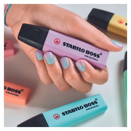 Stabilo Boss Highlighter Assorted Pastel Wallet 6