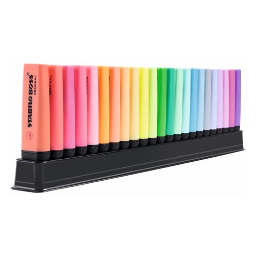 Stabilo Boss Arty Highlighter Deskset Chisel Set/23