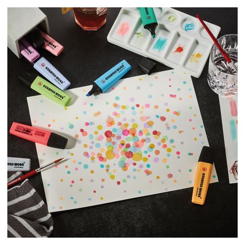 Stabilo Boss Arty Highlighter Deskset Chisel Set/23