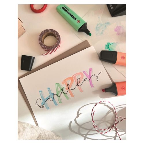 Stabilo Boss Arty Highlighter Deskset Chisel Set/23