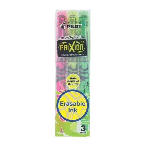 Pilot Frixion Light Erasable Highlighter Assorted Wallet 3