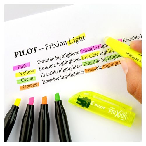 Pilot Frixion Light Erasable Highlighter Assorted Wallet 3