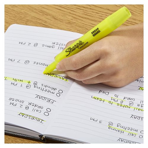 Sharpie Highlighter Tank Yellow Pk12