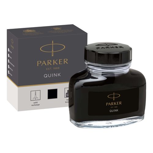 Parker Quink Permanent Ink Bottle 57ml Black