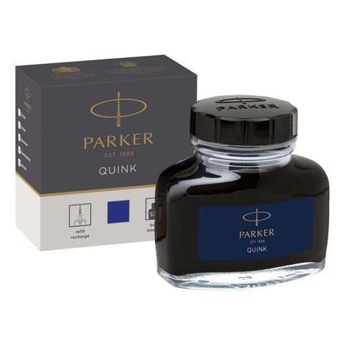 Parker Quink Permanent Ink Bottle 57ml Blue