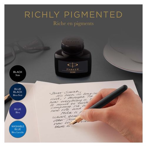 Parker Quink Washable Ink Bottle 57ml Blue