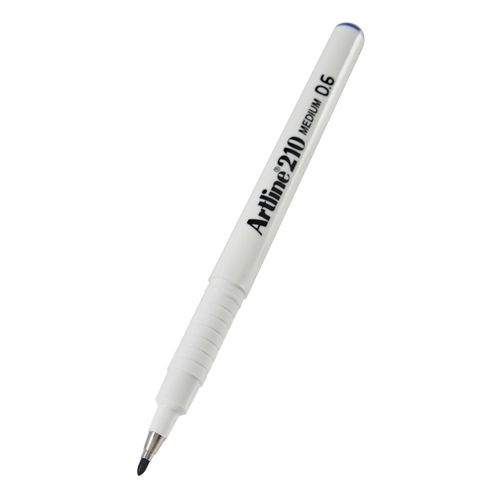 Artline 210 Fineliner Pen 0.6mm Blue - Sold Each (12 per Box)