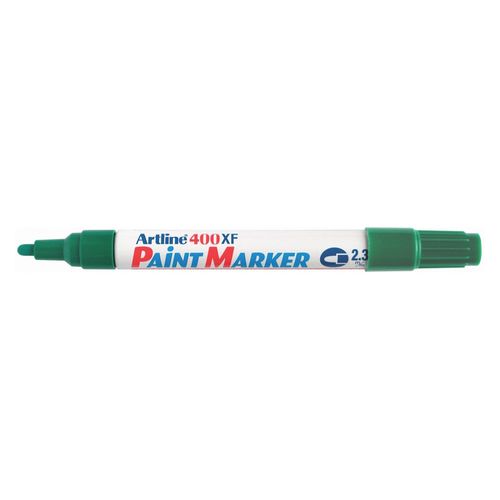Artline 400 Permanent Paint Marker 2.3mm Bullet Green - Sold Each (12 per Box)