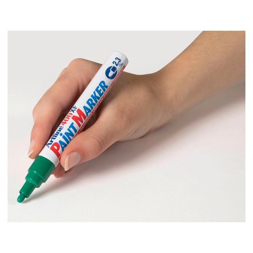 Artline 400 Permanent Paint Marker 2.3mm Bullet Green - Sold Each (12 per Box)