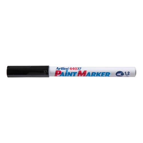 Artline 440 Permanent Paint Marker 1.2mm Bullet Black - Sold Each (12 per Box)