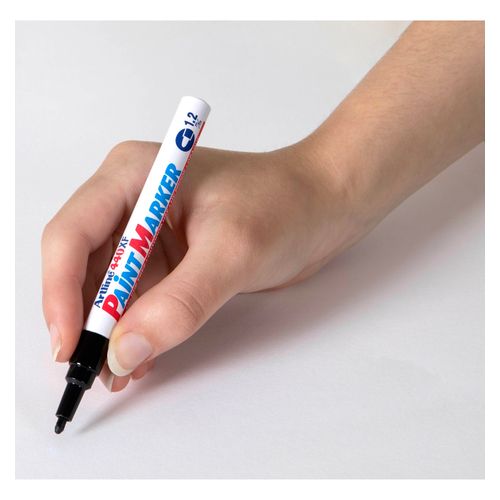 Artline 440 Permanent Paint Marker 1.2mm Bullet Black - Sold Each (12 per Box)