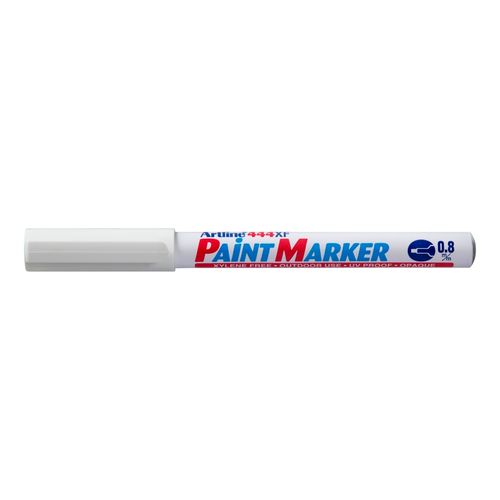 Artline 444 Permanent Paint Marker 0.8mm White - Sold Each (12 per Box)