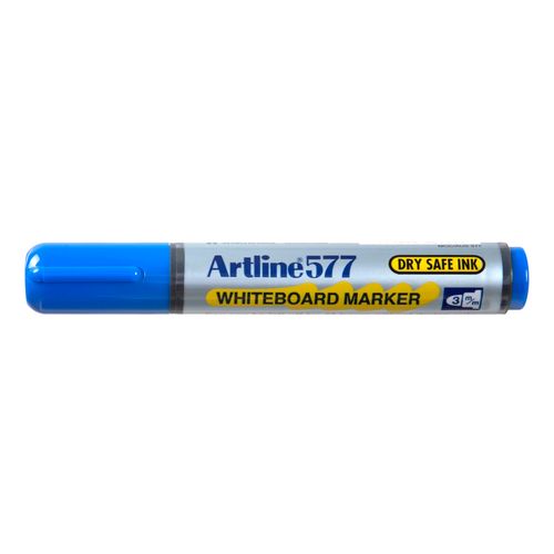 Artline 577 Whiteboard Marker 3mm Bullet Blue - Sold Each (12 per Box)