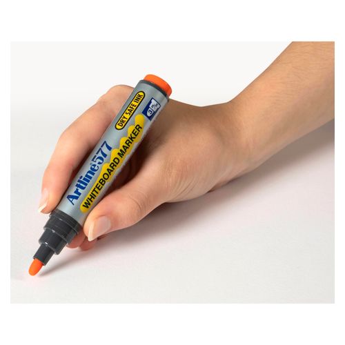 Artline 577 Whiteboard Marker 3mm Bullet Orange - Sold Each (12 per Box)