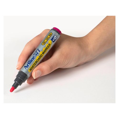Artline 577 Whiteboard Marker 3mm Bullet Pink - Sold Each (12 per Box)