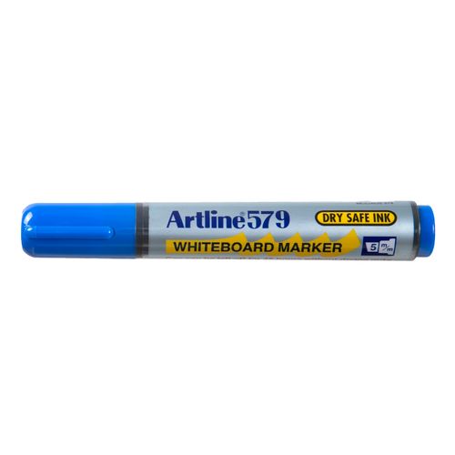 Artline 579 Whiteboard Marker 5mm Chisel Nib Blue - Sold Each (12 per Box)