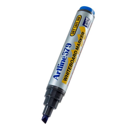 Artline 579 Whiteboard Marker 5mm Chisel Nib Blue - Sold Each (12 per Box)