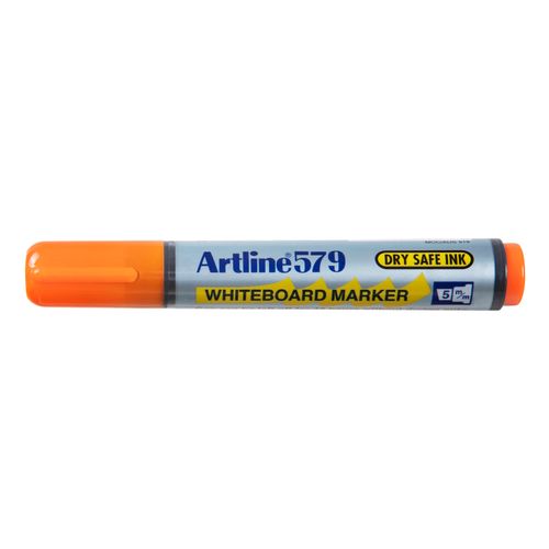 Artline 579 Whiteboard Marker 5mm Chisel Nib Orange - Sold Each (12 per Box)