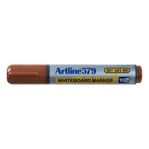 Artline 579 Whiteboard Marker 5mm Chisel Nib Brown - Sold Each (12 per Box)