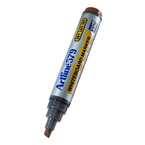Artline 579 Whiteboard Marker 5mm Chisel Nib Brown - Sold Each (12 per Box)