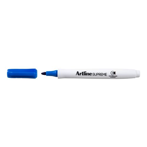 Artline Supreme Whiteboard Marker Bullet 1.5mm Blue - Sold Each (12 per Box)