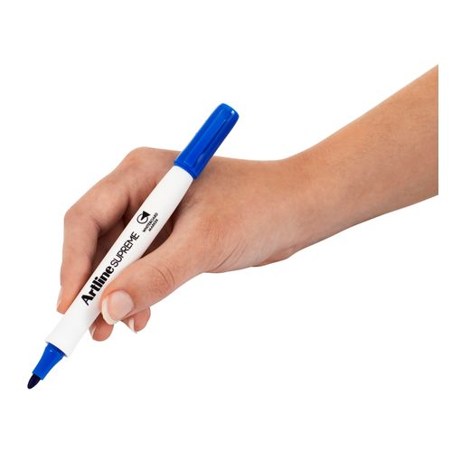 Artline Supreme Whiteboard Marker Bullet 1.5mm Blue - Sold Each (12 per Box)