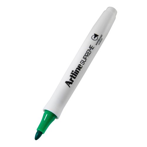 Artline Supreme Whiteboard Marker Bullet 1.5mm Green - Sold Each (12 per Box)