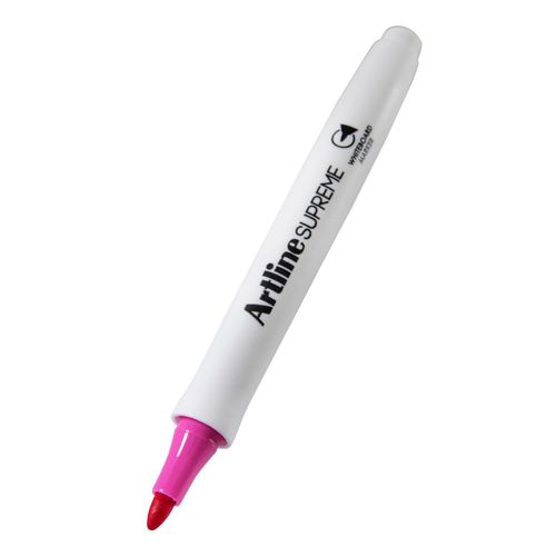 Artline Supreme Whiteboard Marker Bullet 1.5mm Pink - Sold Each (12 per Box)