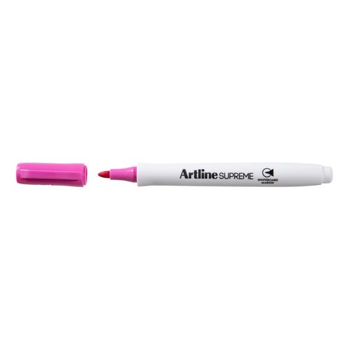 Artline Supreme Whiteboard Marker Bullet 1.5mm Pink - Sold Each (12 per Box)