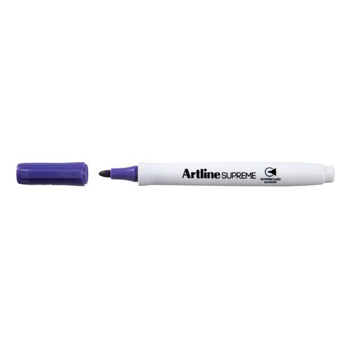 Artline Supreme Whiteboard Marker Bullet 1.5mm Purple - Sold Each (12 per Box)