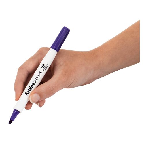 Artline Supreme Whiteboard Marker Bullet 1.5mm Purple - Sold Each (12 per Box)