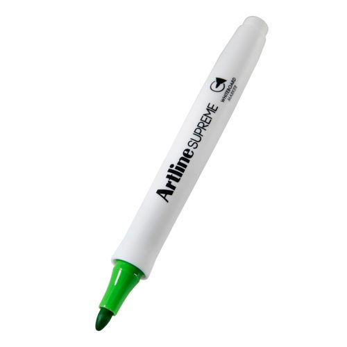Artline Supreme Whiteboard Marker Bullet 1.5mm Lime Green - Sold Each (12 per Box)