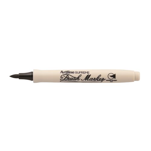 Artline Supreme Brush Marker Black Box 12