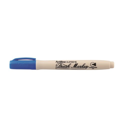 Artline Supreme Brush Marker Blue Box 12