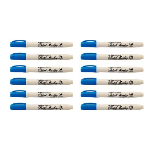Artline Supreme Brush Marker Blue Box 12