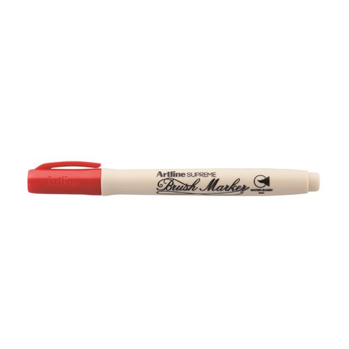 Artline Supreme Brush Marker Red Box 12
