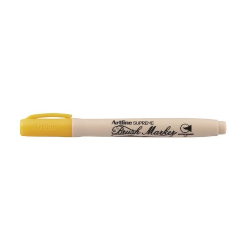 Artline Supreme Brush Marker Yellow Box 12