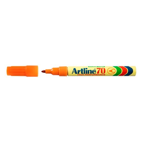 Artline 70 Permanent Marker 1.5mm Bullet Nib Orange - Sold Each (12 per Box)